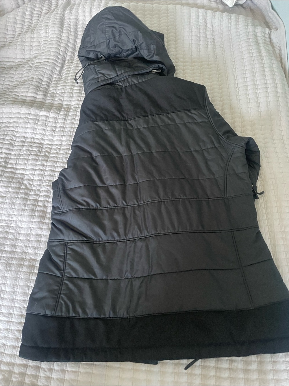 Patagonia Women's Hooded Hybrid Insulated Jacket Black Size Small - Picture 6 of 6